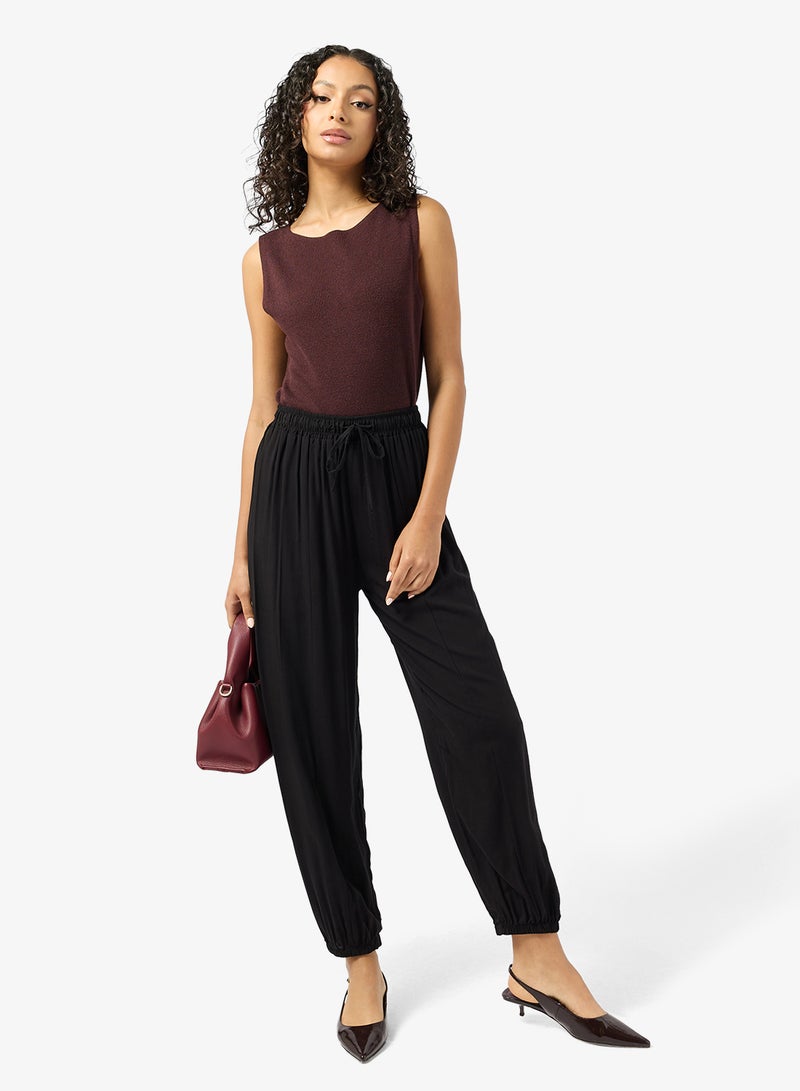 Ginger Comfort Fit Pleated Yoga Pants - Image 2